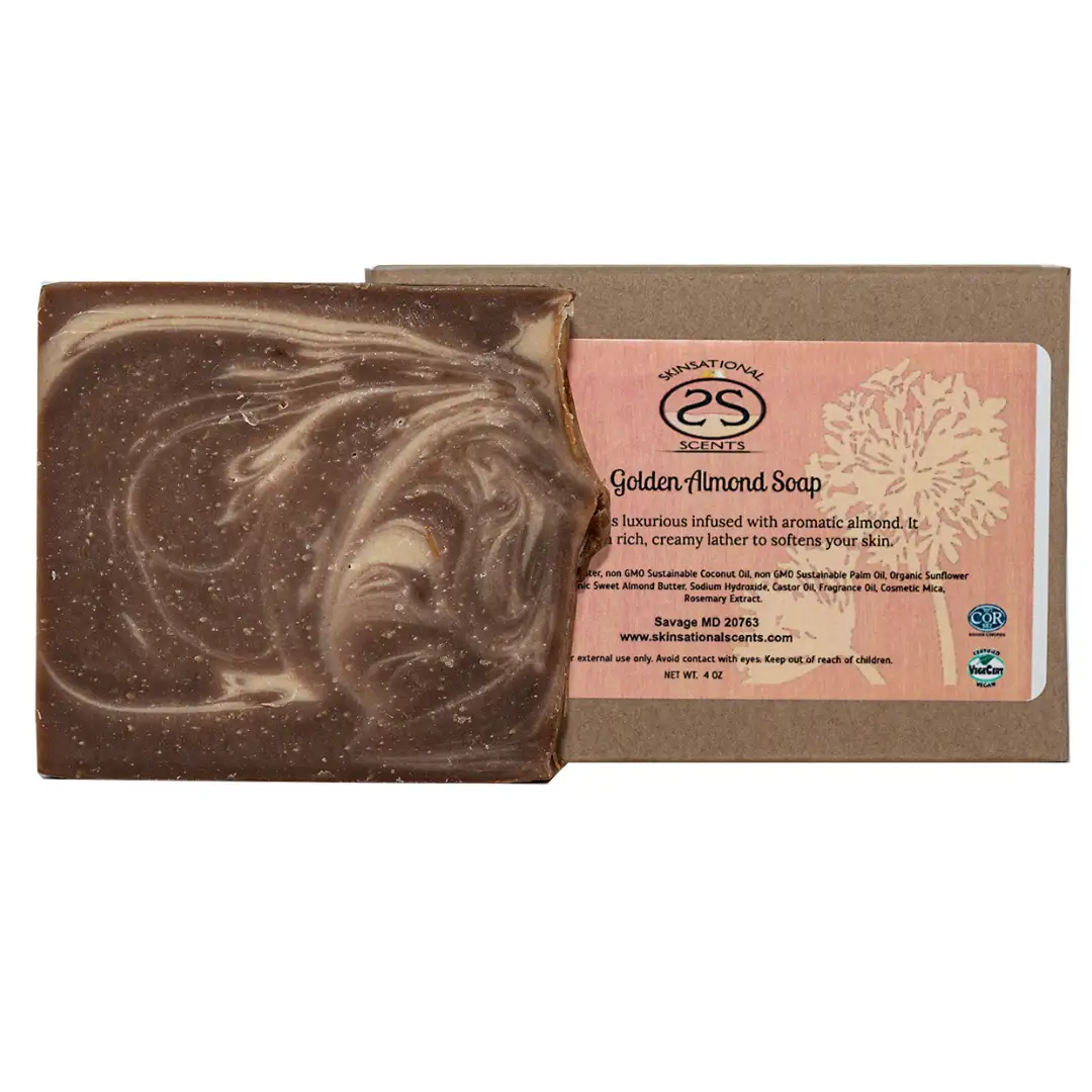 Golden Almond Soap-for itching free skin