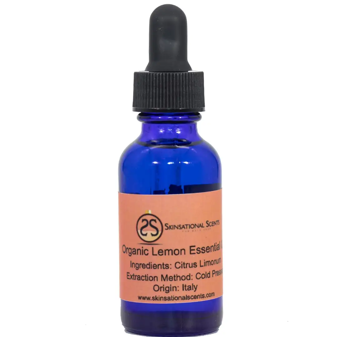 Lemon Organic Essential Oil: Botanical Name : Citrus Limonum