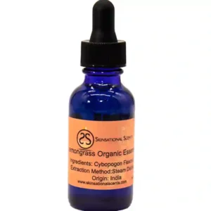 Lemongrass Organic Essential Oil : Botanical Name Cymbopogon Citratus