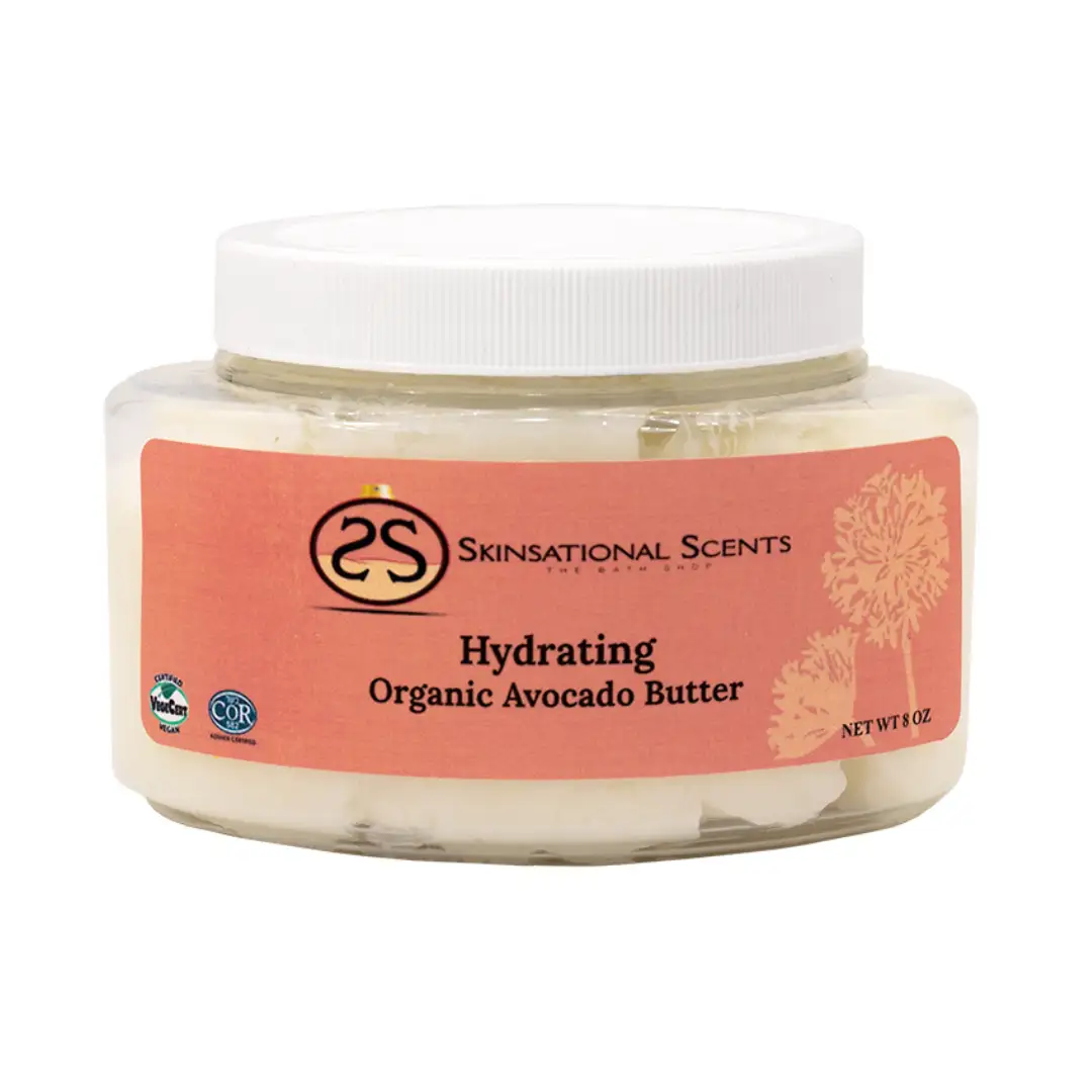 Hydrating: Organic Avocado Body Butter- 24 Hours Skin Moisturization