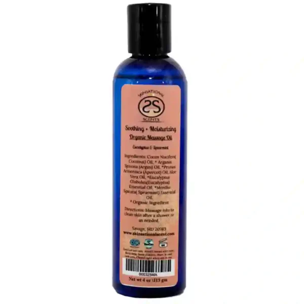 Sore Muscle Organic Massage Oil- Relaxing & Soothing
