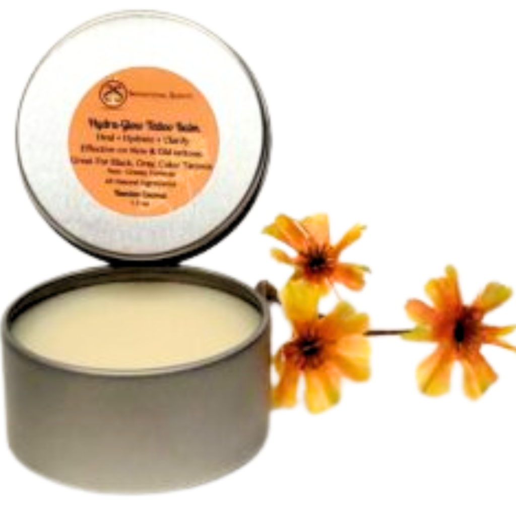 Hydra-Glow Tattoo Balm-for revitalizing your tattoos - Skinsational Scents